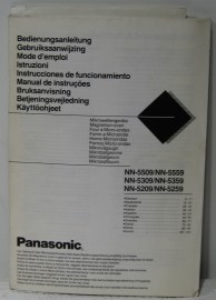 INSTRUCCIONES FUNCIONAMIENTO MICROONDAS PANASONIC NN-5509